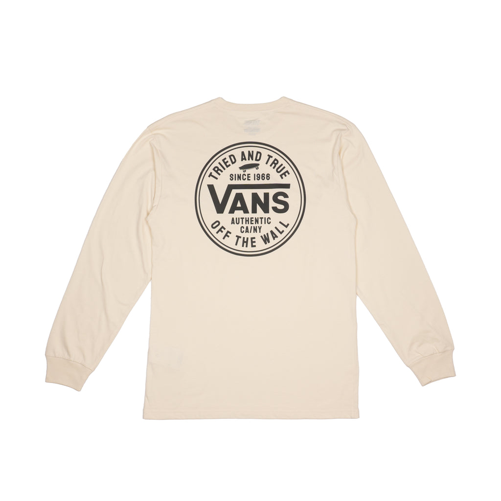 VANS TRIED AND TRUE LONG SLEEVE T-SHIRT – CREAM
