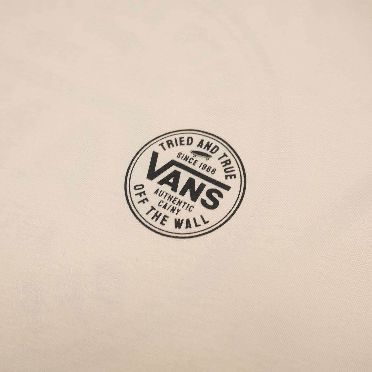 VANS TRIED AND TRUE LONG SLEEVE T-SHIRT – CREAM