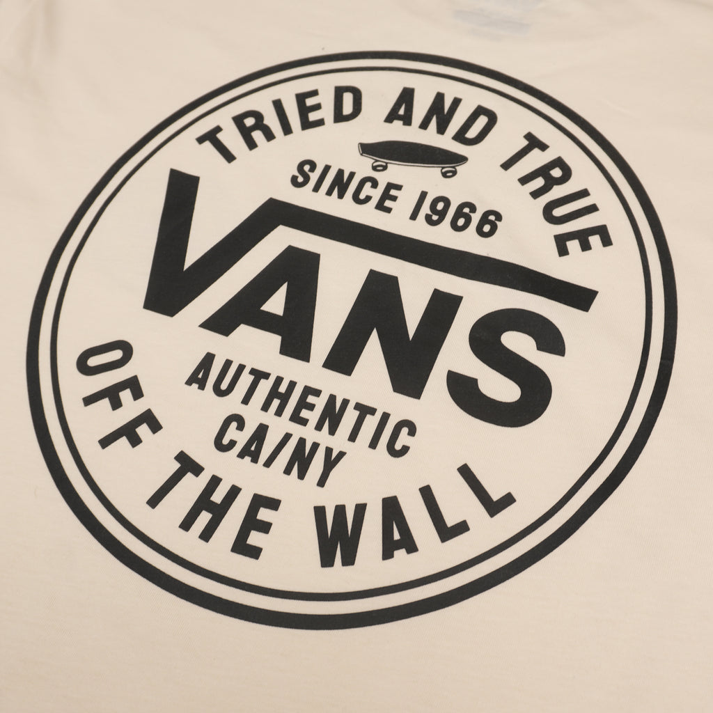 VANS TRIED AND TRUE LONG SLEEVE T-SHIRT – CREAM