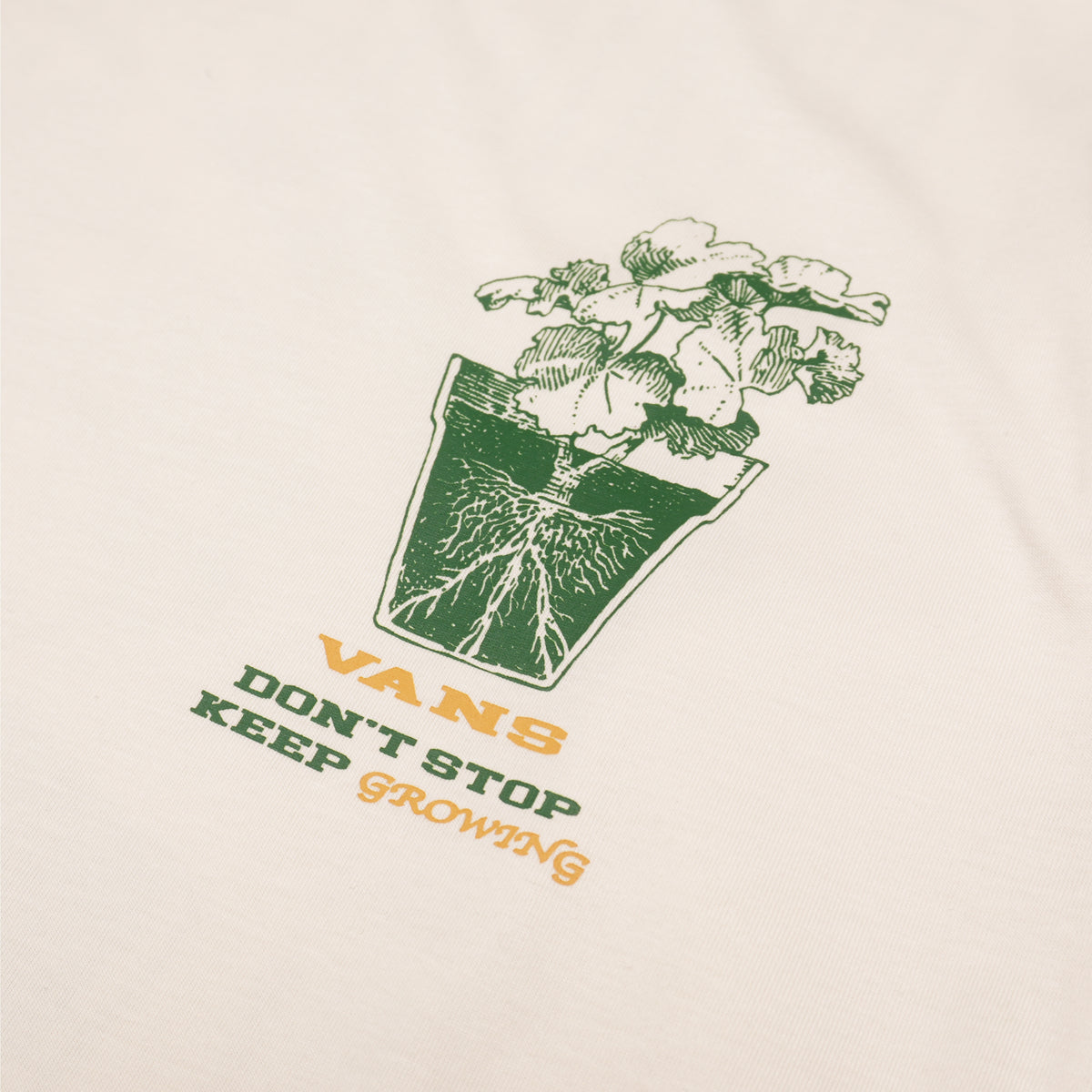 VANS EVERYDAY WE GROW LONG SLEEVE T-SHIRT – CREAM