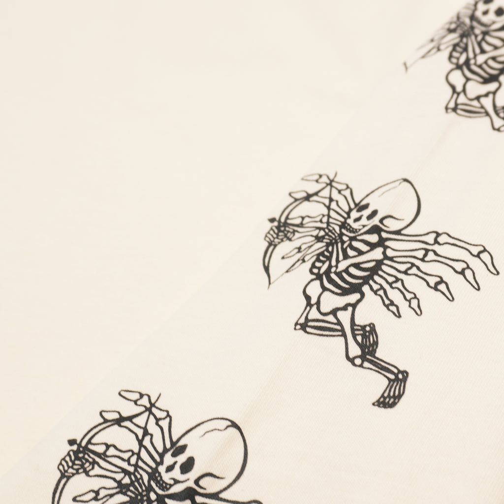 VANS HEART & SKELETON LONG SLEEVE T-SHIRT – CREAM