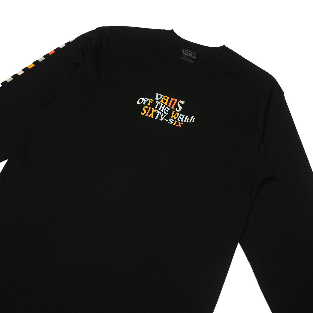 VANS OFF THE WALL SIXTY-SIX LONG SLEEVE T-SHIRT – BLACK