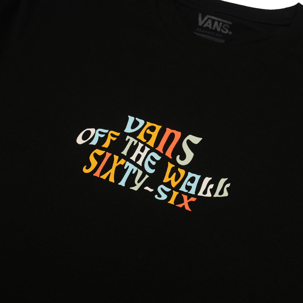 VANS OFF THE WALL SIXTY-SIX LONG SLEEVE T-SHIRT – BLACK