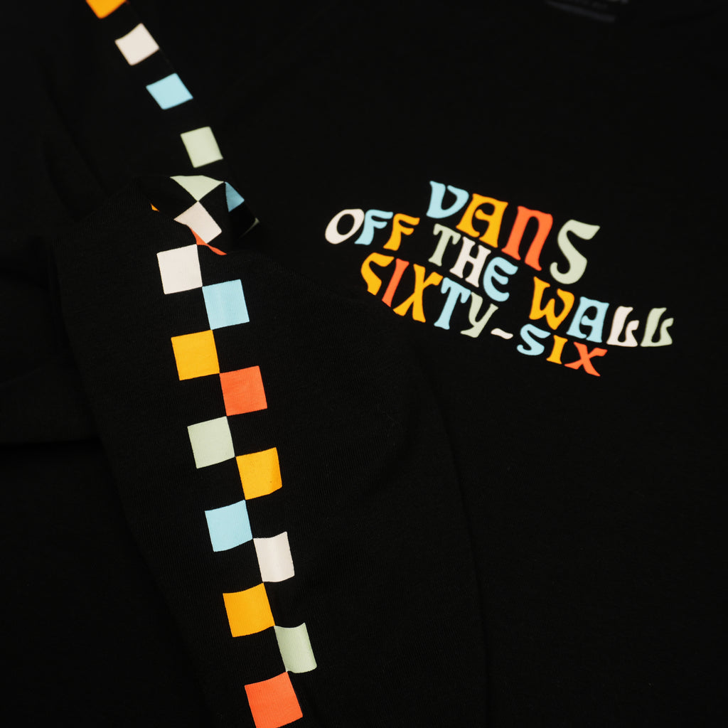 VANS OFF THE WALL SIXTY-SIX LONG SLEEVE T-SHIRT – BLACK