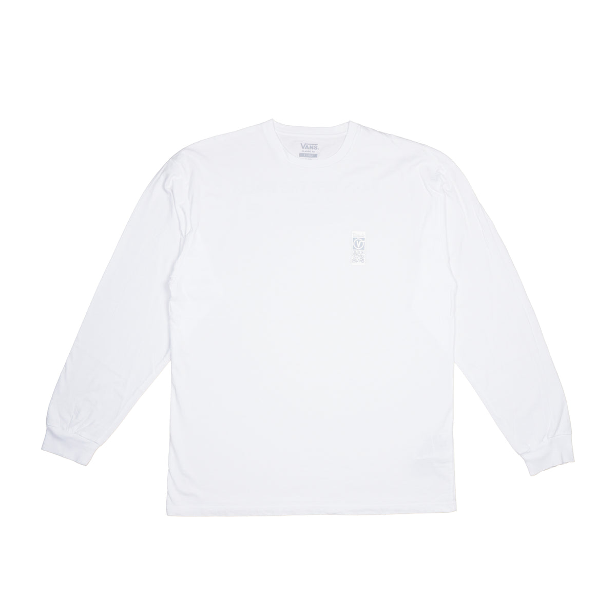 VANS MILITARY SPEC T-SHIRT MET LANGE MOUWEN – WIT