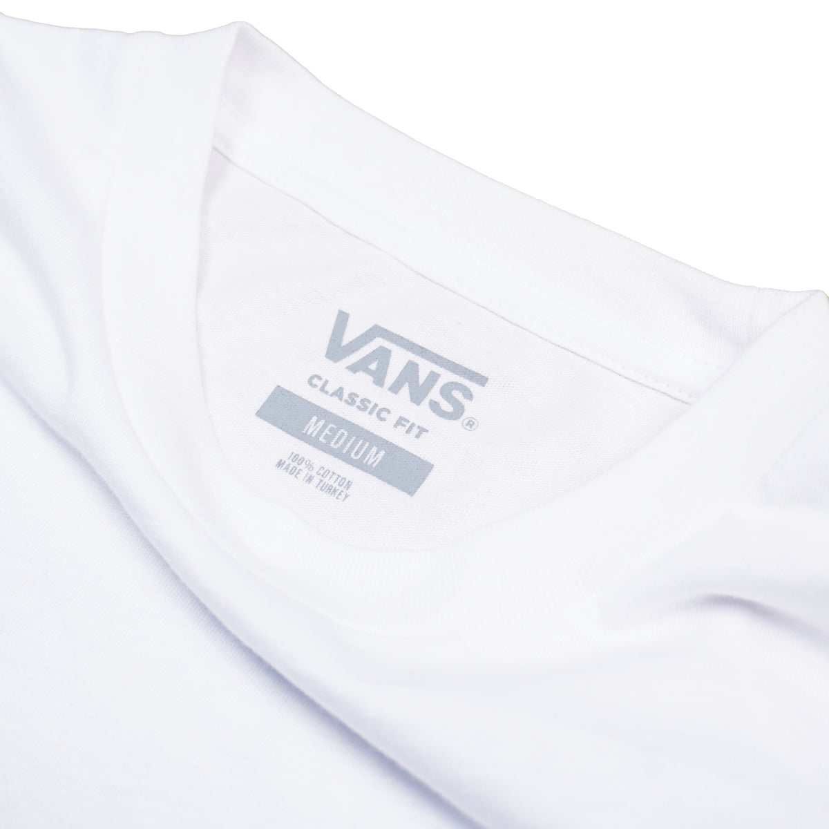VANS SKULL & ROSES LONG SLEEVE T-SHIRT – WHITE