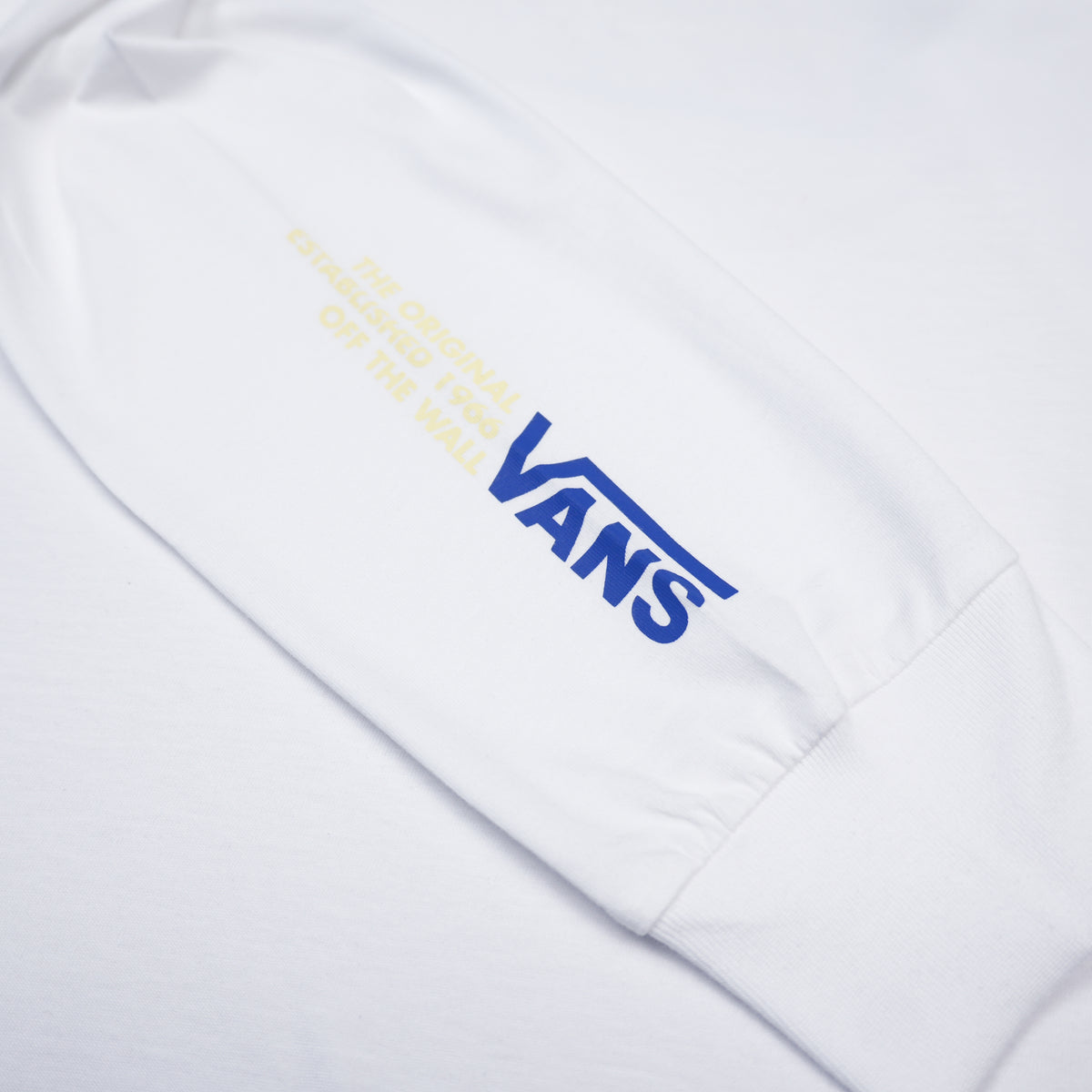 VANS OFF THE WALL WAVE LONG SLEEVE T-SHIRT – WHITE