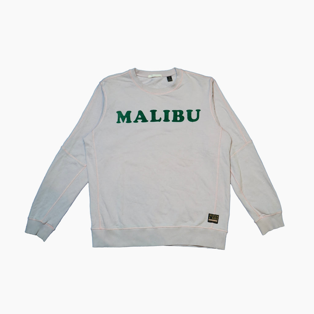 VINTAGE SCOTCH & SODA MALIBU CREWNECK SWEATSHIRT – LIGHT PINK