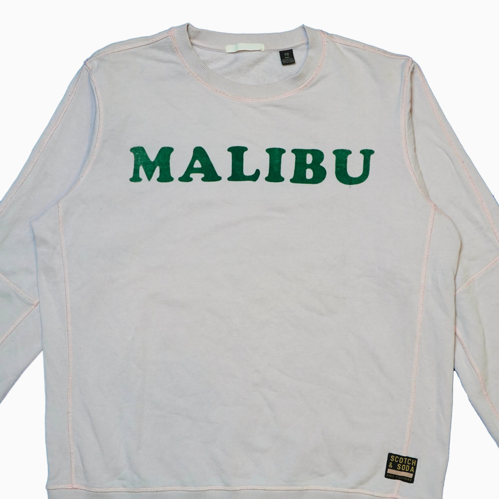 VINTAGE SCOTCH & SODA MALIBU CREWNECK SWEATSHIRT – LIGHT PINK