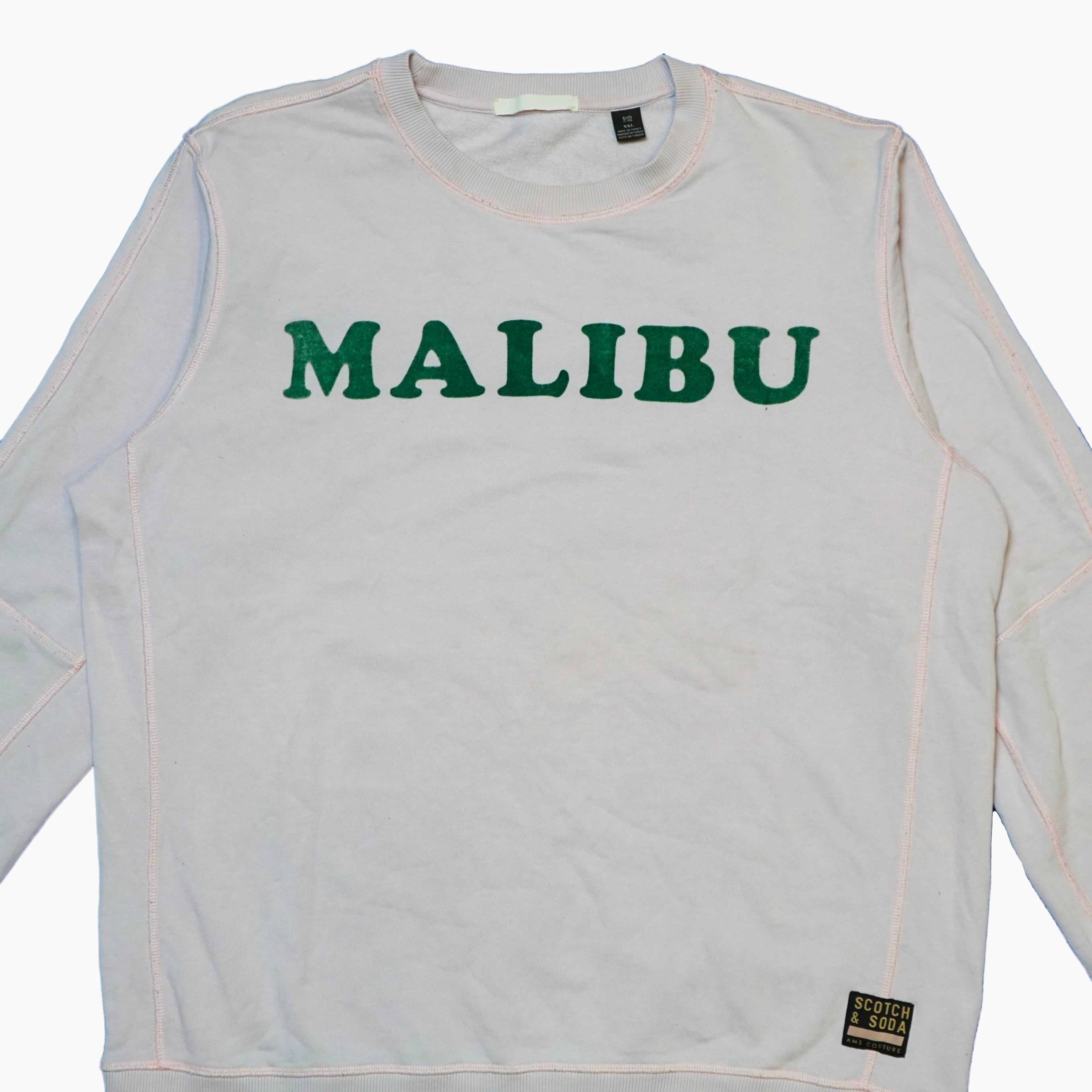 VINTAGE SCOTCH & SODA MALIBU CREWNECK SWEATSHIRT – LIGHT PINK