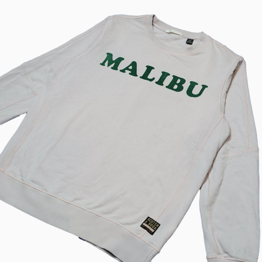 VINTAGE SCOTCH & SODA MALIBU CREWNECK SWEATSHIRT – LIGHT PINK